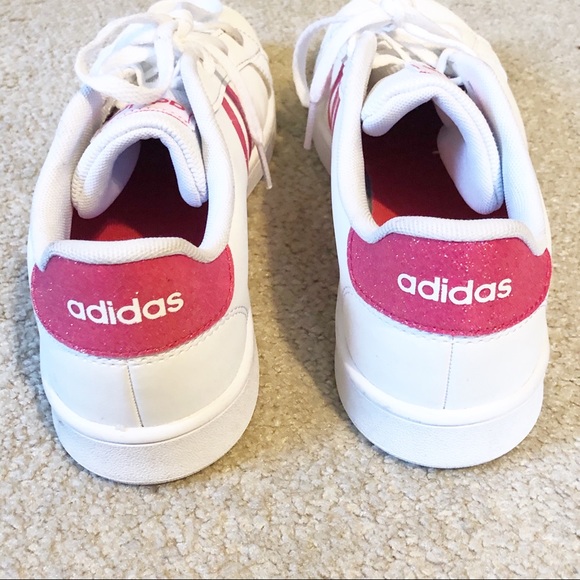 adidas Shoes | Adidas Grand Court Pink Sparkle Sneaker | Poshmark